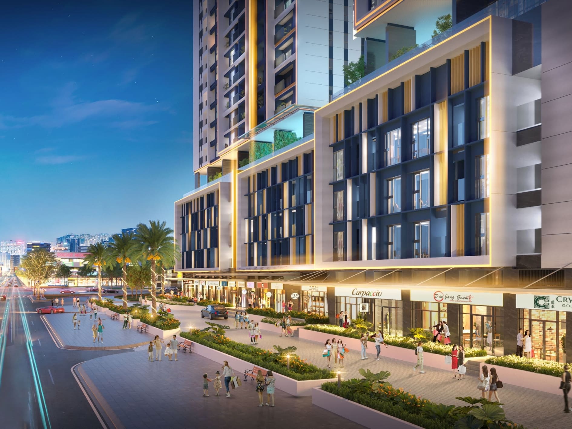 Shophouse thương mại The Park Avenue