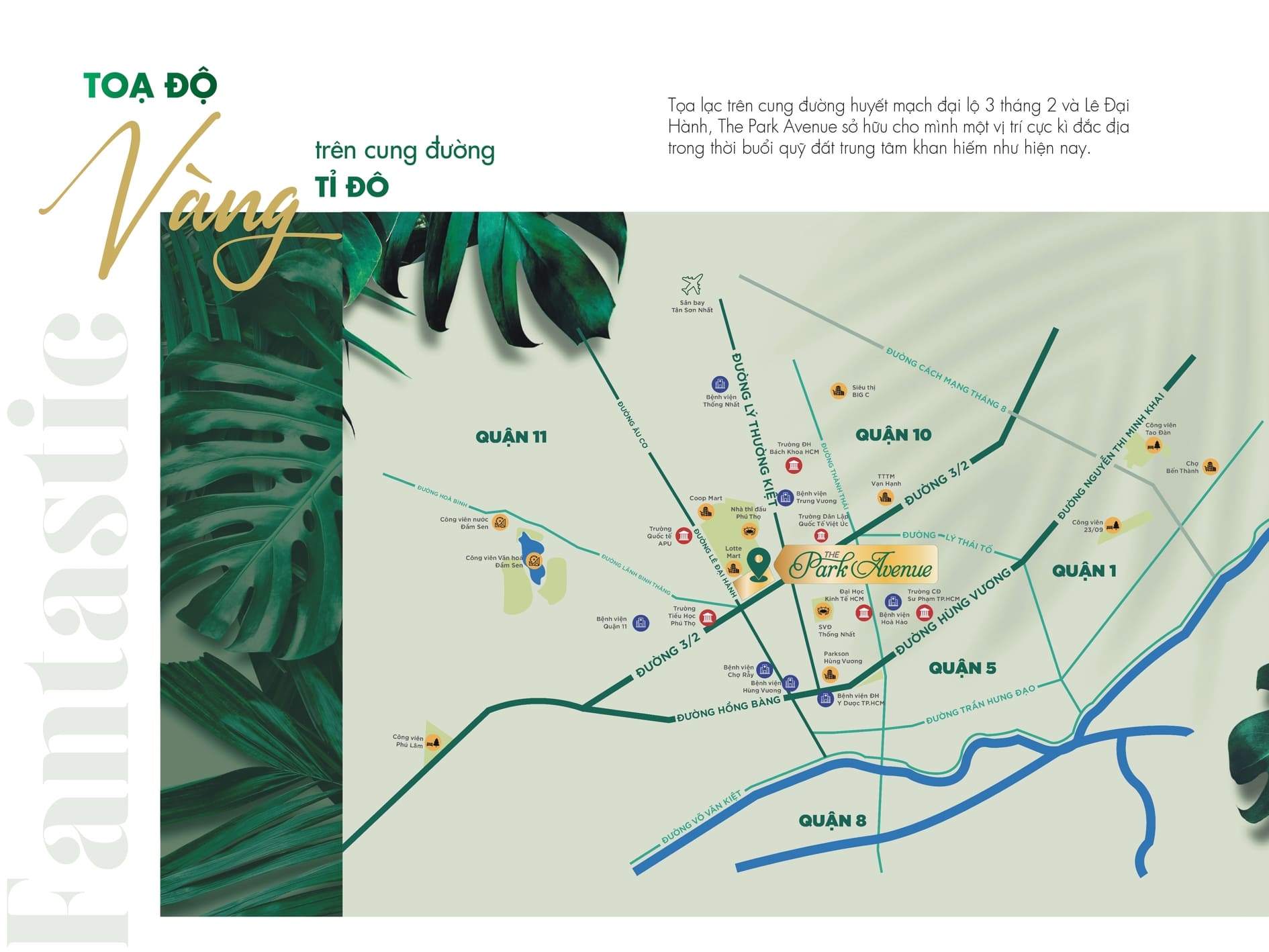 Sơ đồ vị trí dự án The Park Avenue