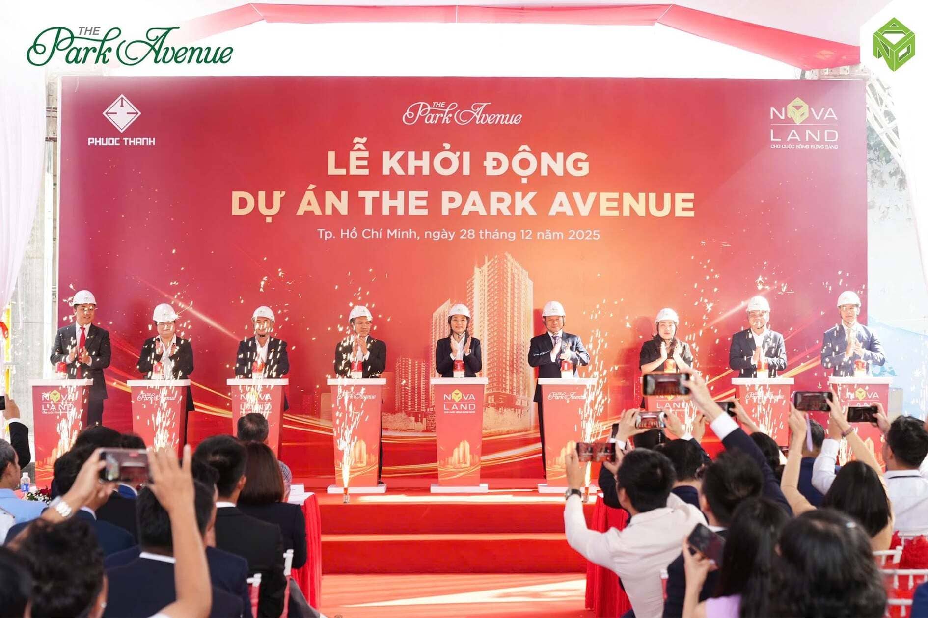 Lễ khởi động quyết định tháo gỡ nút thắt pháp lý tháng 12/2025 cho dự án The Park Avenue